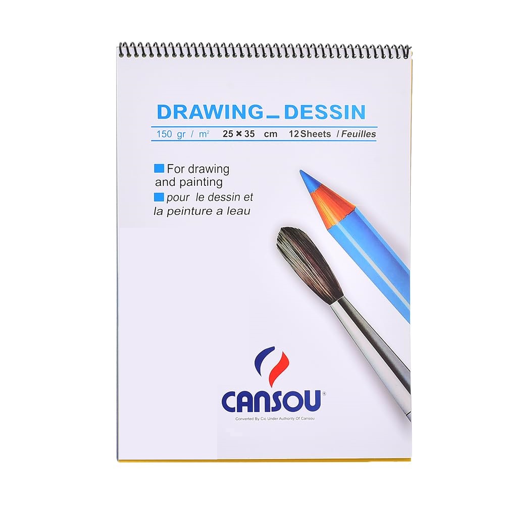 اسكتش 1/4 كانسو 150 جرام 12 شيت ابيض