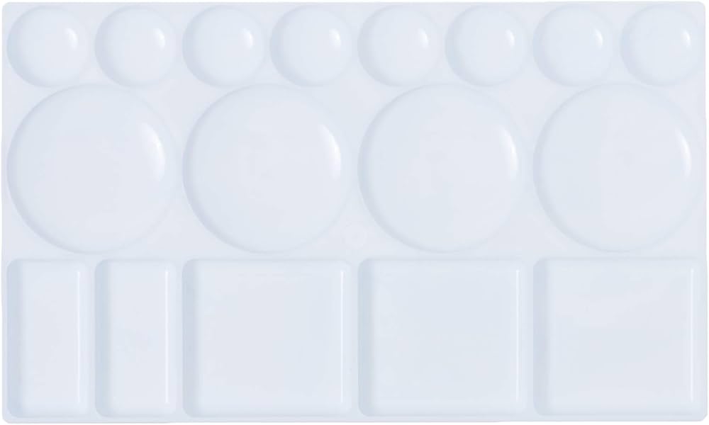 بالتة الوان ارت بلاستيك 17 عين مستطيلة رفم 314