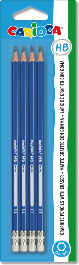 طقم قلم رصاص كارت 4 قلم كاريوكا 42796