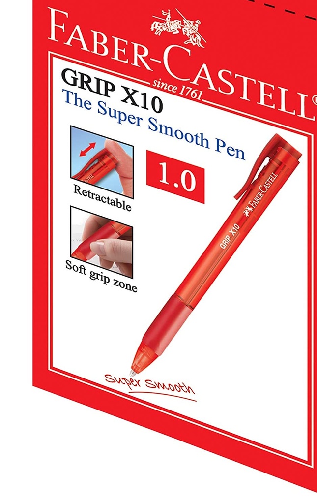GRIP X10 قلم فبر كاسل 1.0 مللي