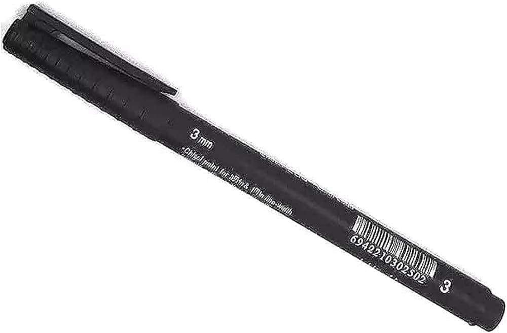 قلم خط عربى مقاسات اسود 2500