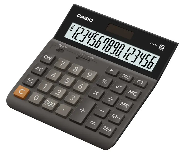 الة حاسبة كاسيو موديل DH-16-BK