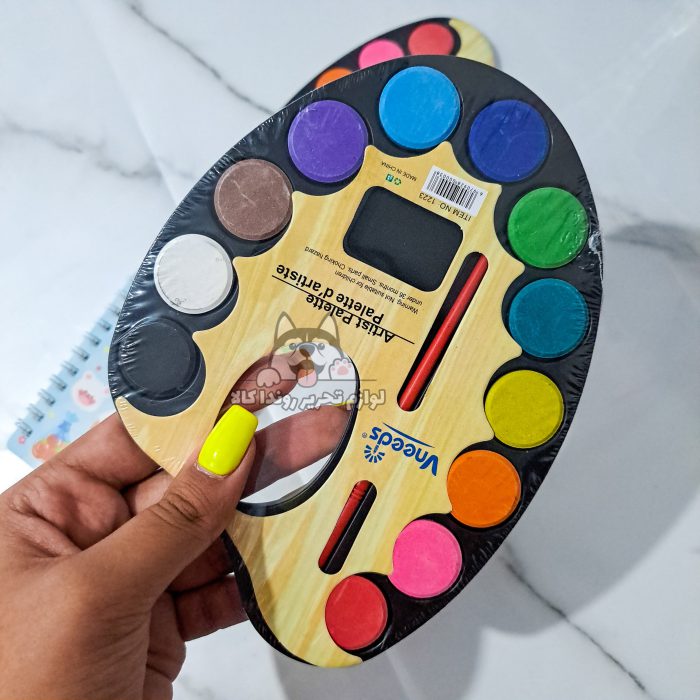 بالتة الوان حجارة سوداء صغيرة 12 لون موديل 1233