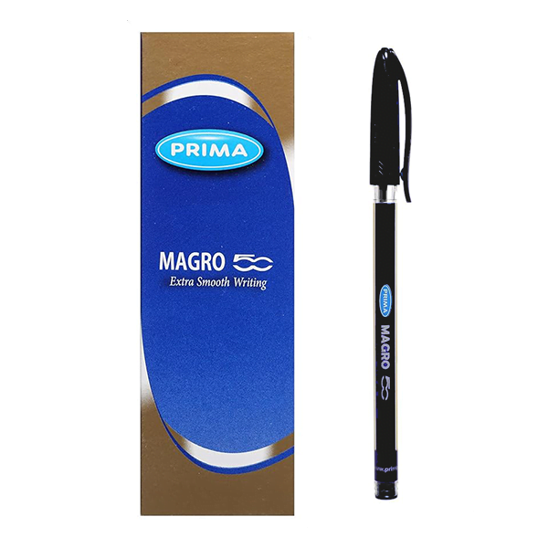 قلم جاف بريما ماجرو اسود