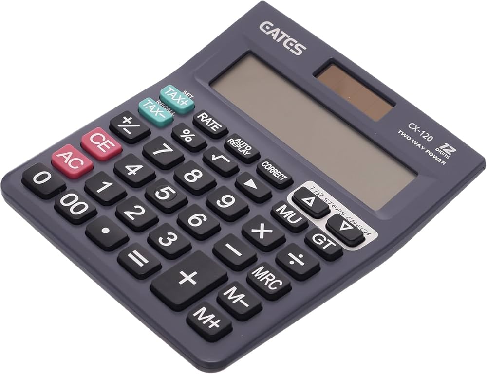 الة حاسبة 12 رقم EATES موديل CX-1200P-C