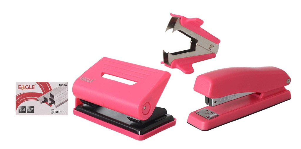 دباسة على كارت مع دبابيس و خلاعة و خرامة ايجل موديل S10002