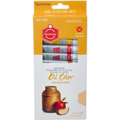 [6971479810275] الوان زيت 12لون NO:7706O
