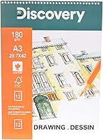 [6991500061902] اسكتش رسم ابيض 1/4 180 جرام ديسكفرى