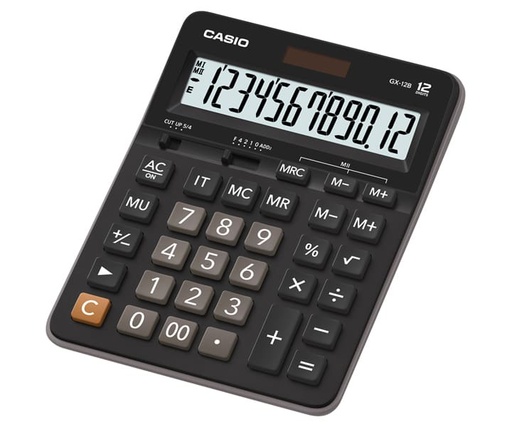 [4971850032274] الة حاسبة كاسيو موديل GX-12B-BK