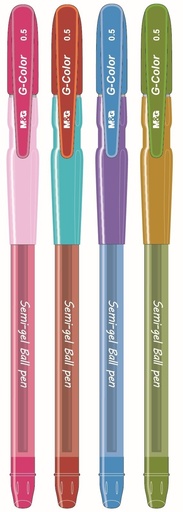 [6936965452278] قلم جيل سيمى ازرق M&G موديل ABP629R3