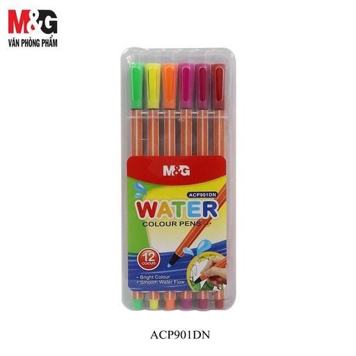 [6942109507438] الوان فلوماستر اكوريل 12 لون M&G موديل ACP901DN